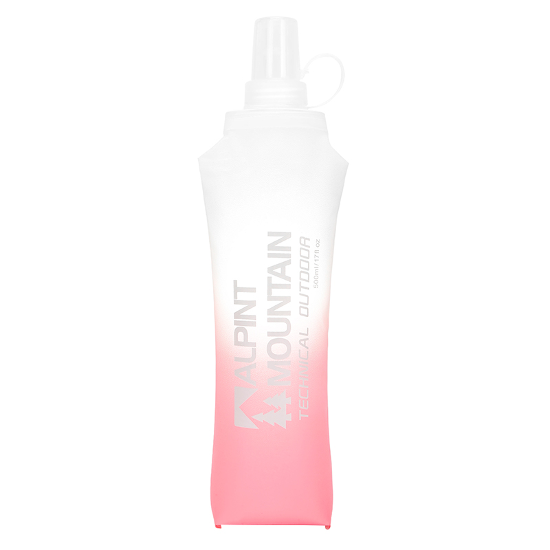 Water Bag Collapsible - ขวดน้ำพับได้ 500 มล. ป้องกันการรั่วซึม สำหรับใส่ในกระเป๋าไฮเดรชั่น ปราศจากสาร