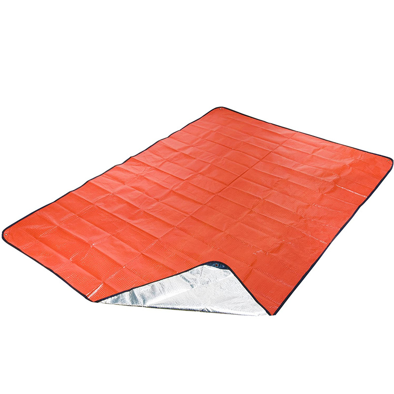 Survival Blanket Reflective - ผ้าห่มฉุกเฉินกันความร้อน ผ้าคลุมกันน้ำสะท้อนแสงสำหรับตั้งแคมป์ ผ้าคลุมรถ แผ่นรองพื้นสำหรับการเดินทางกลางแจ้ง
