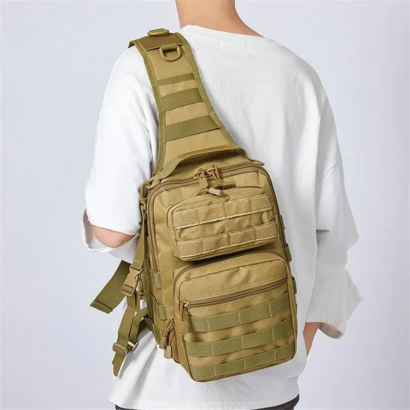 Fishing Kit Compact - ผู้ชายขนาดใหญ่กระเป๋ายุทธวิธีกระเป๋าล่าสัตว์ตกปลากระเป๋าถือCampingเดินป่ากระเป๋าสะพายกระเป๋าเดินทางกลางแจ้งCrossbodyกระเป๋า