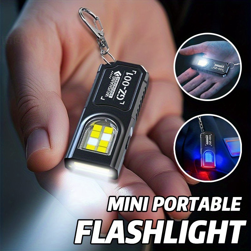 Fishing Kit Compact - ไฟฉายพวงกุญแจ LED COB ขนาดเล็กทรงพลัง ชาร์จ USB-C