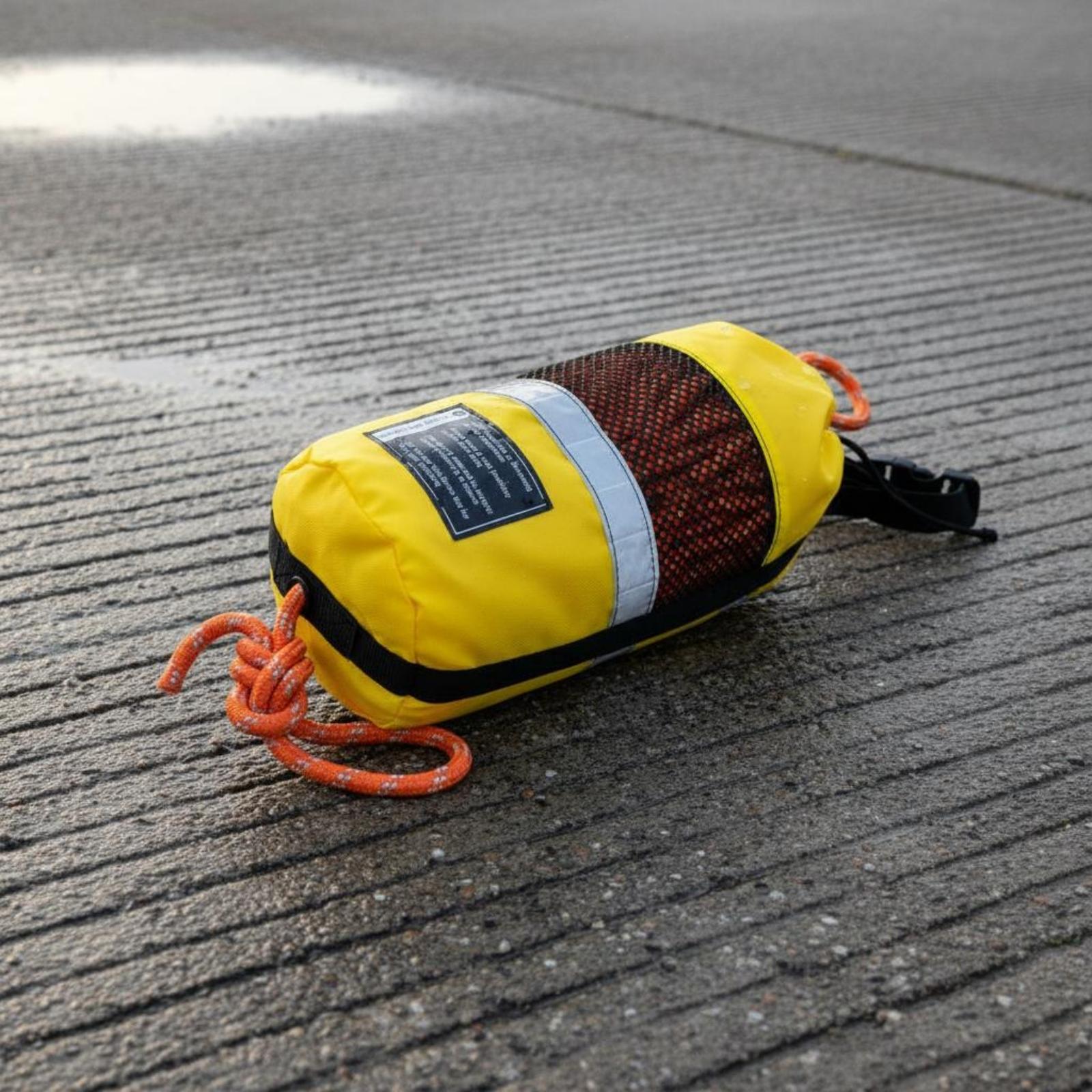Rescue Rope Throw - เชือกกู้ภัยแบบลอยน้ำ อุปกรณ์ความปลอดภัยทางน้ำ เชือกกู้ภัยฉุกเฉินแบบลอยน้ำ ถุงโยนสะท้อนแสงสำหรับอุปกรณ์กู้ภัยทางเรือ