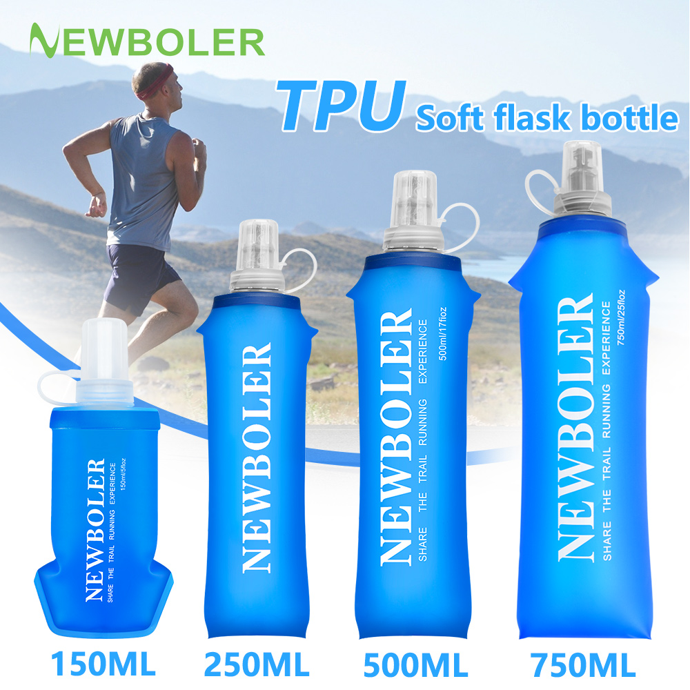 250/500/750ML ขวดน้ำ TPU พับได - Water Bag Collapsible บทวิจารณ์และราคา