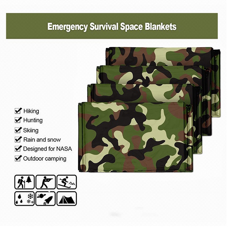 1pcs ผ้าห่มความร้อนฉุกเฉินพับก - Bivy Bag Emergency บทวิจารณ์และราคา