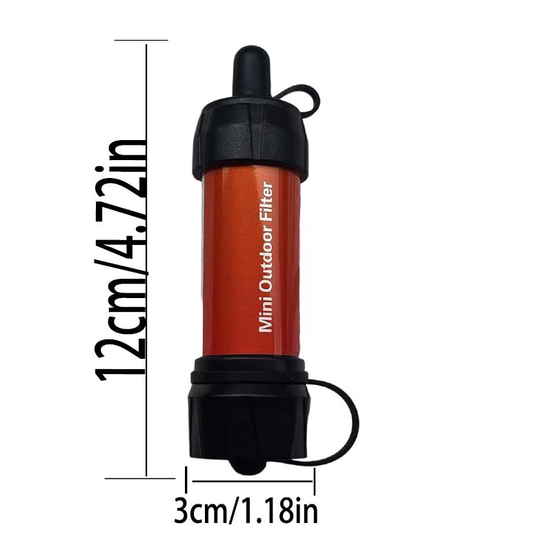 เครื่องกรองน้ำพกพาฉุกเฉินสำหรั - Water Purification Straw บทวิจารณ์และราคา