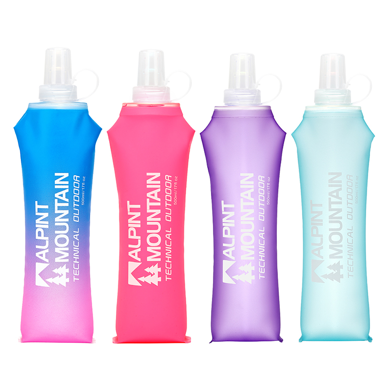 ขวดน้ำพับได้ 500 มล. ป้องกันกา - Water Bag Collapsible บทวิจารณ์และราคา