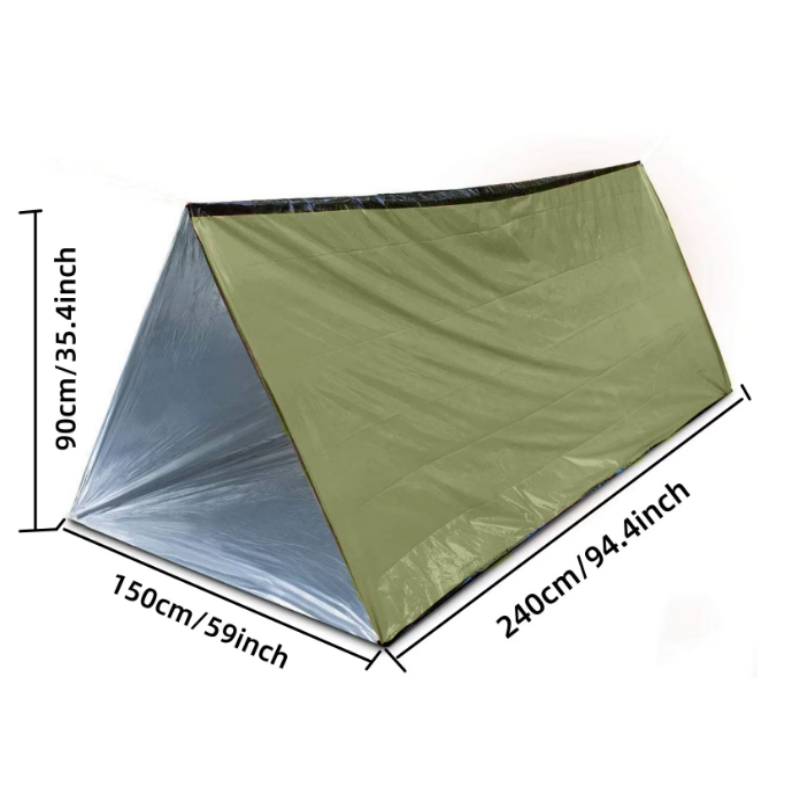 เต็นท์ฉุกเฉินแบบใช้ซ้ำได้ 2 คน - Emergency Mylar Tent บทวิจารณ์และราคา
