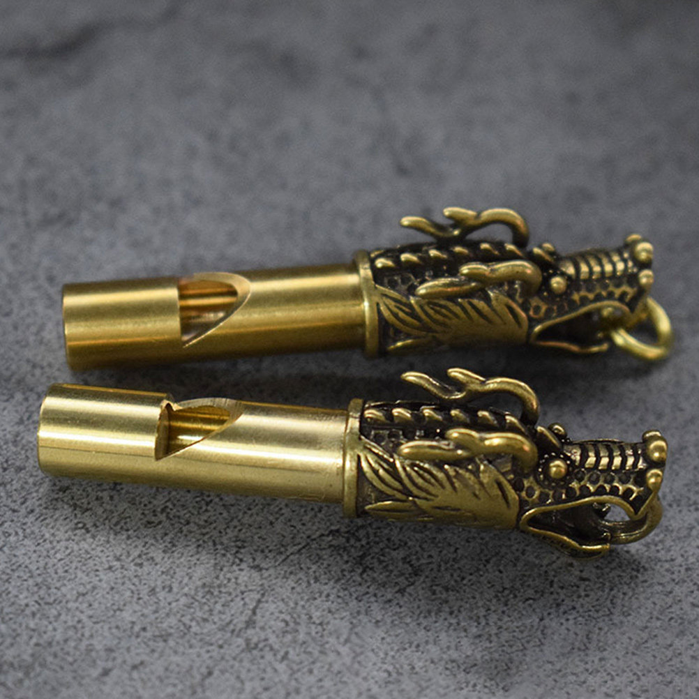 นกหวีดทองเหลืองลายมังกร สำหรับ - Emergency Whistle Loud บทวิจารณ์และราคา