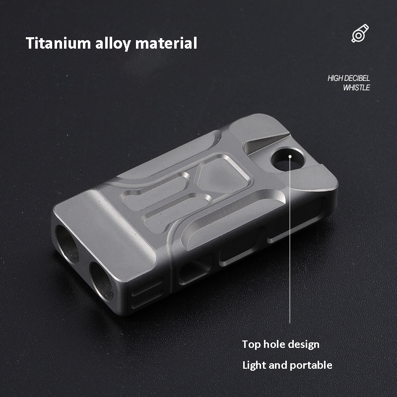 Titanium Alloy นกหวีดแบบพกพานก - Emergency Whistle Loud บทวิจารณ์และราคา