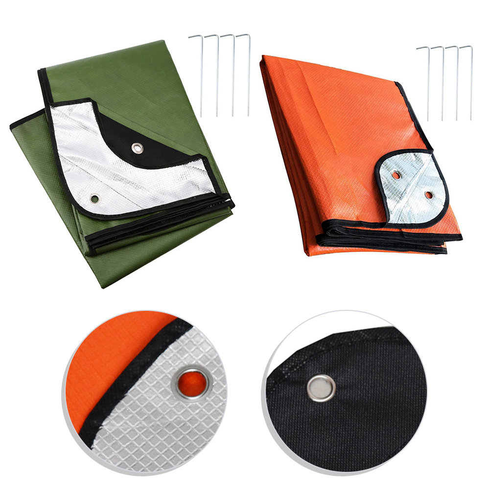 ผ้าห่มฉุกเฉินสำหรับตั้งแคมป์กล - Survival Blanket Reflective บทวิจารณ์และราคา
