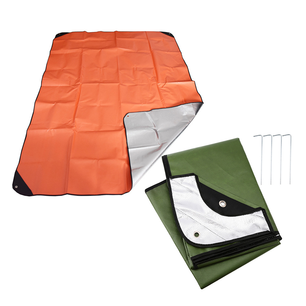 ผ้าห่มฉุกเฉินสำหรับตั้งแคมป์กล - Survival Blanket Reflective บทวิจารณ์และราคา