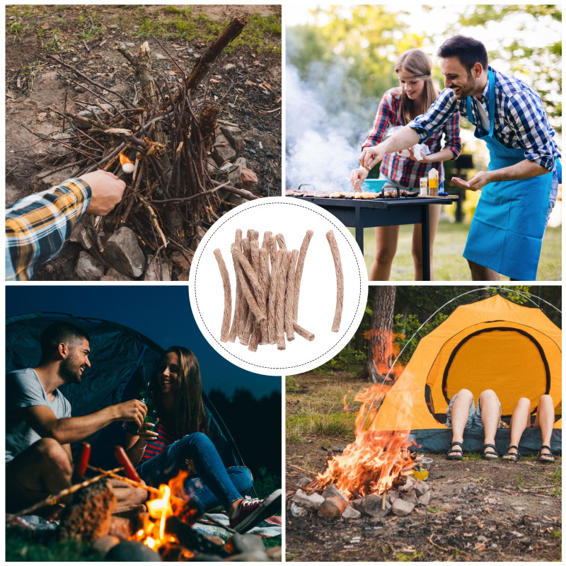 10 ชิ้น Survival Wick Hemp Cor - Fire Starting Kit บทวิจารณ์และราคา