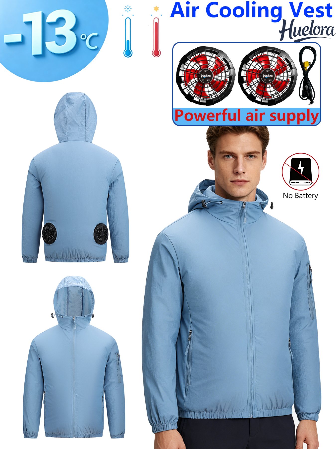เสื้อแจ็คเก็ตมีฮู้ดสำหรับผู้ชา - Fishing Kit Compact บทวิจารณ์และราคา