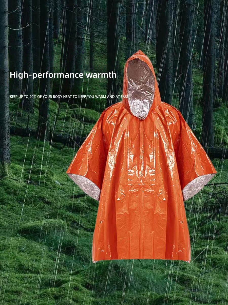 เสื้อกันฝนฉุกเฉินแบบพกพาสำหรับ - Survival Blanket Reflective บทวิจารณ์และราคา