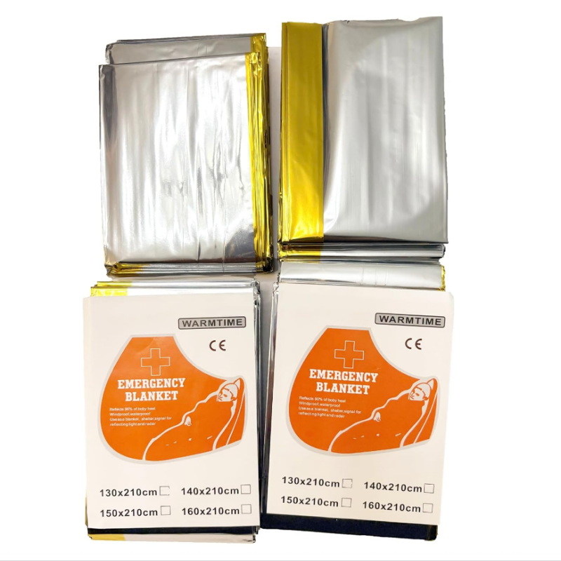 ผ้าห่มฉุกเฉินไมลาร์สีทองเงิน 4 - Emergency Mylar Tent บทวิจารณ์และราคา