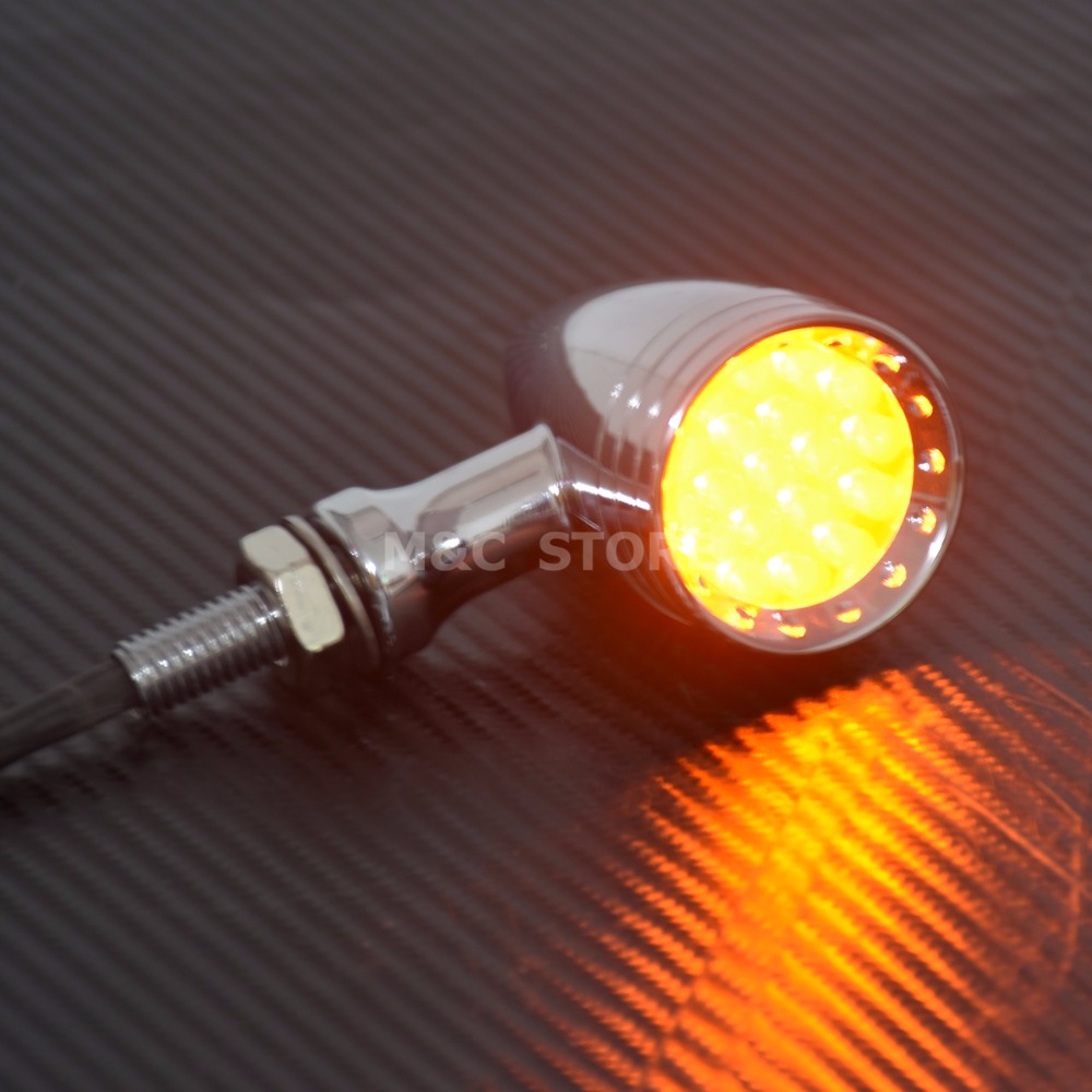 รถจักรยานยนต์ LED ไฟเลี้ยว Bul - Signal Panel Orange บทวิจารณ์และราคา