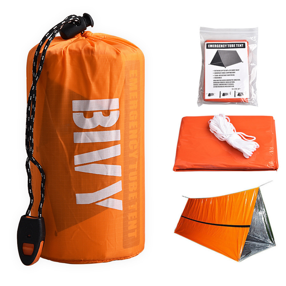 2 คนฉุกเฉิน Shelter Bivy Survi - Bivy Bag Emergency บทวิจารณ์และราคา