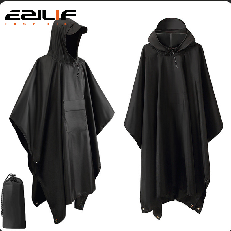เสื้อกันฝนทหาร 3 in 1 สำหรับกิ - Emergency Poncho Rain บทวิจารณ์และราคา