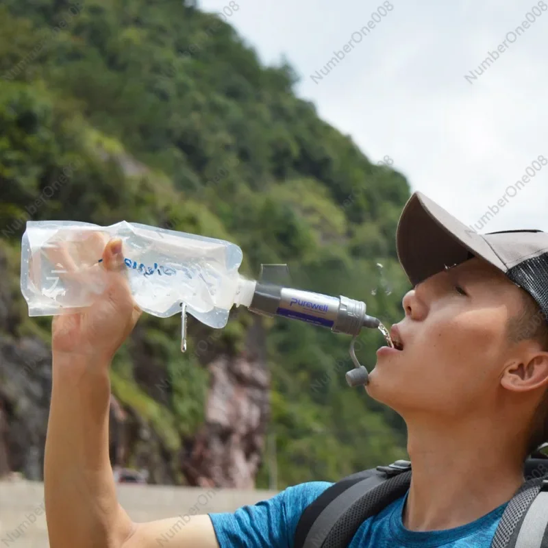 เครื่องกรองน้ำกลางแจ้ง ระบบกรอ - Water Purification Straw บทวิจารณ์และราคา