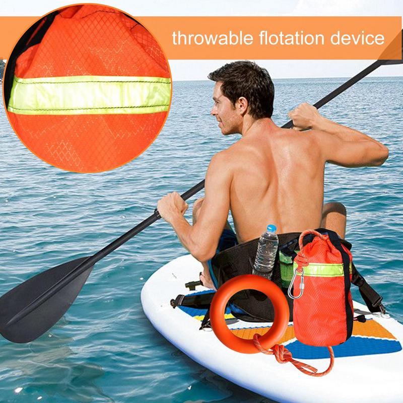 โยนเชือกกู้ภัยน้ํา 16 M โยนกระ - Rescue Rope Throw บทวิจารณ์และราคา