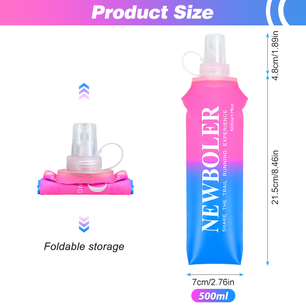 NEWBOLER ขวดน้ําพับขวดน้ํากีฬา - Water Bag Collapsible บทวิจารณ์และราคา