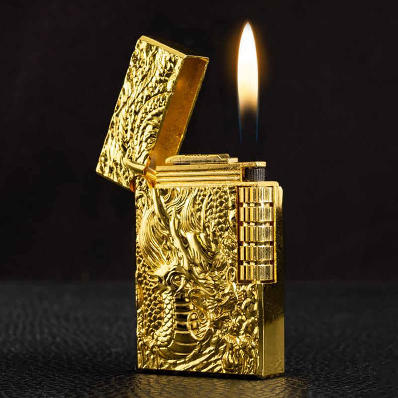 ไฟแช็คแก๊สลายมังกร ไฟแช็คแก๊สแ - Fire Starting Kit บทวิจารณ์และราคา