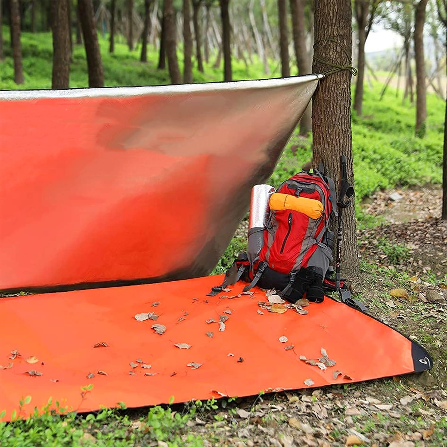 ผ้าห่มเอาชีวิตรอดหนัก-ฉนวนกันค - Survival Blanket Reflective บทวิจารณ์และราคา