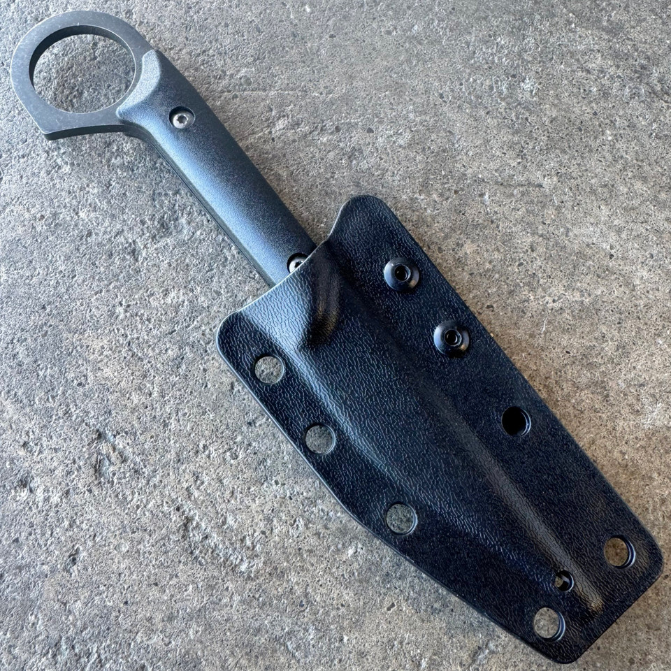 มีดใบตายสีดำ ใบมีด 5Cr13Mov ด้ - Bushcraft Knife Fixed บทวิจารณ์และราคา