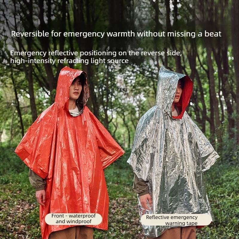 1-10 ชิ้นเสื้อกันฝนฉุกเฉินผ้าห - Emergency Poncho Rain บทวิจารณ์และราคา