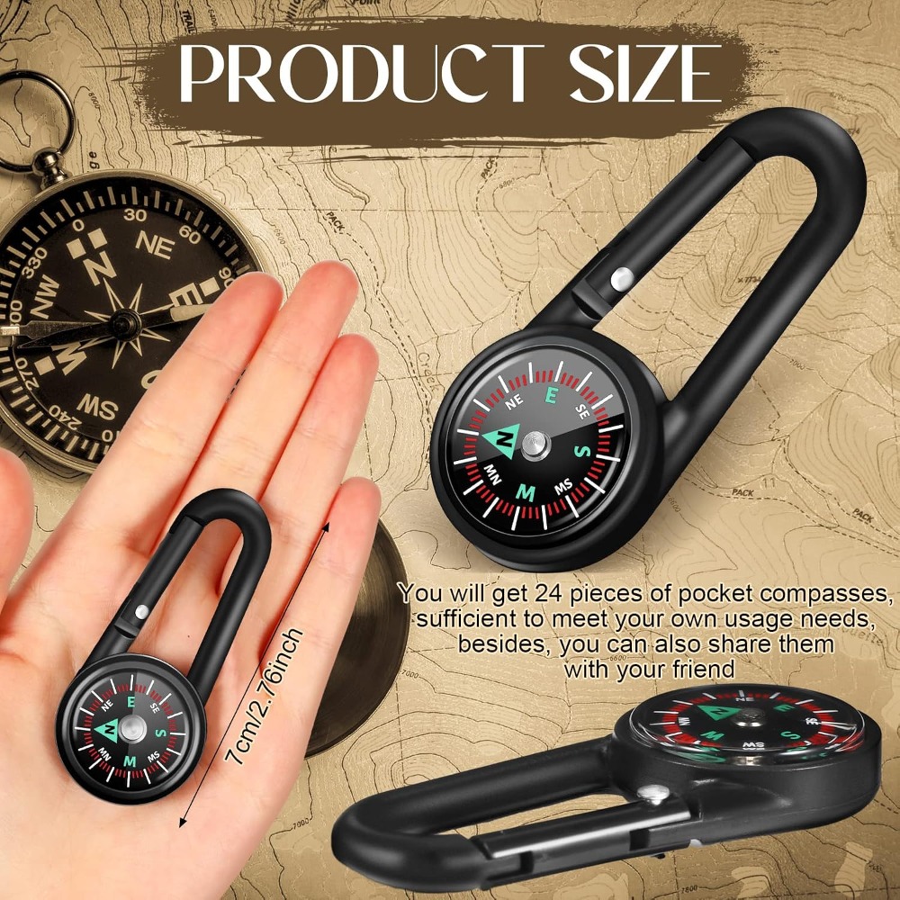 6-50 ชิ้นมินิแม่เหล็กเข็มทิศพว - Compass Lensatic บทวิจารณ์และราคา