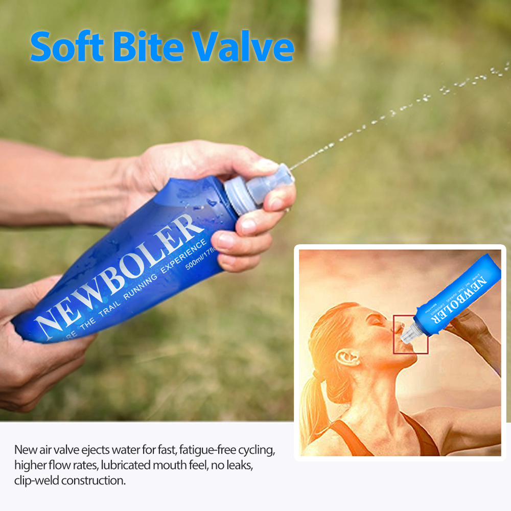 กระติกน้ำ TPU นิ่มพับได้กระบอก - Water Bag Collapsible บทวิจารณ์และราคา