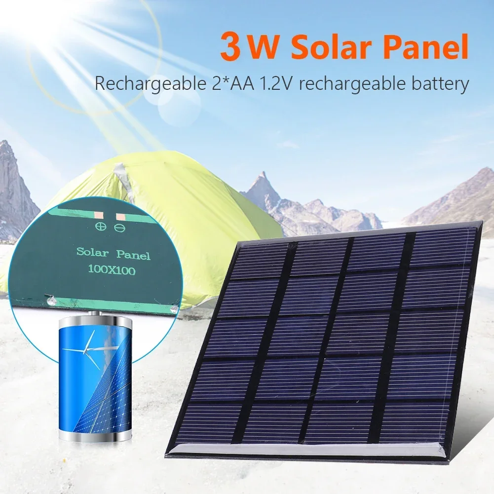 แผงพลังงานแสงอาทิตย์ 3W 5V คณะ - Solar Emergency Charger บทวิจารณ์และราคา