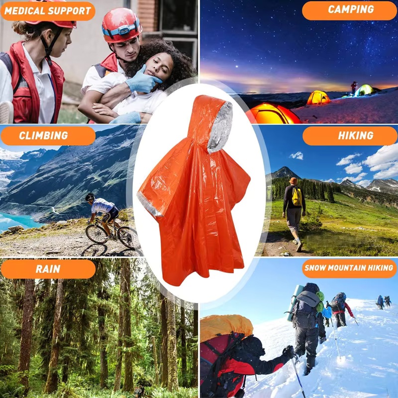 เสื้อกันฝนฉุกเฉินแบบสะท้อนความ - Survival Blanket Reflective บทวิจารณ์และราคา