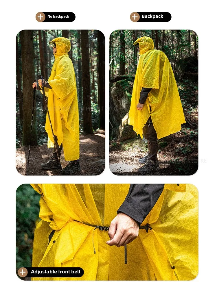 15D/210T เสื้อกันฝนกันน้ํา Rai - Emergency Poncho Rain บทวิจารณ์และราคา